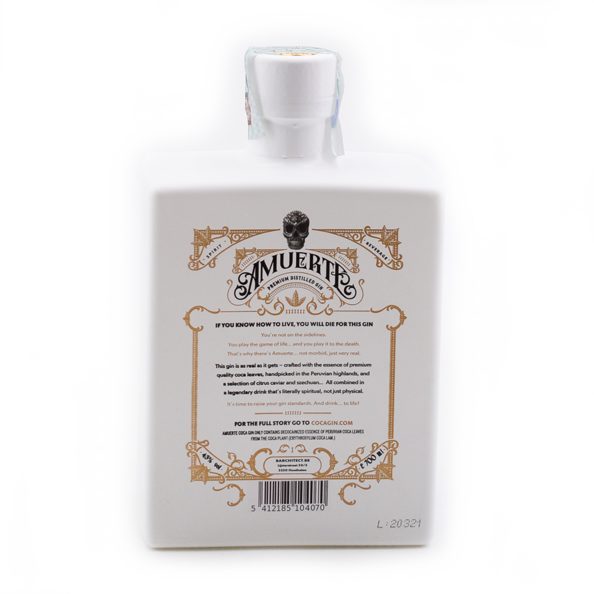 Amuerte Gin Coca Leaf White 0,70l