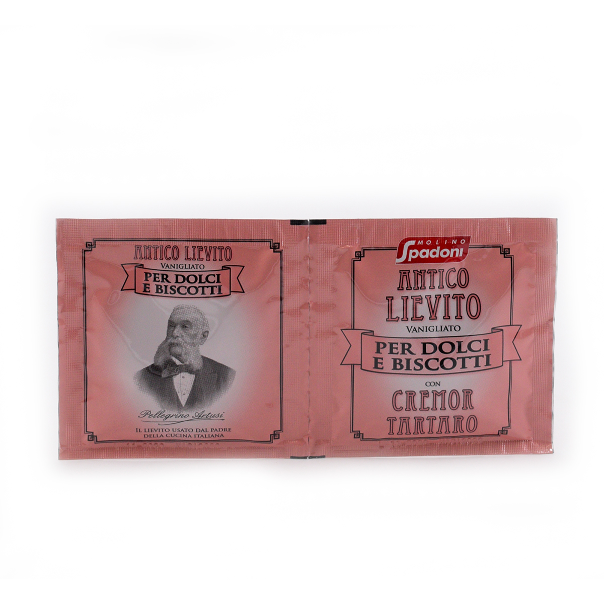 Molino Spadoni Antico Lievito Vanigliato per Dolci e Biscotti con Cremor  Tartaro 2x16g