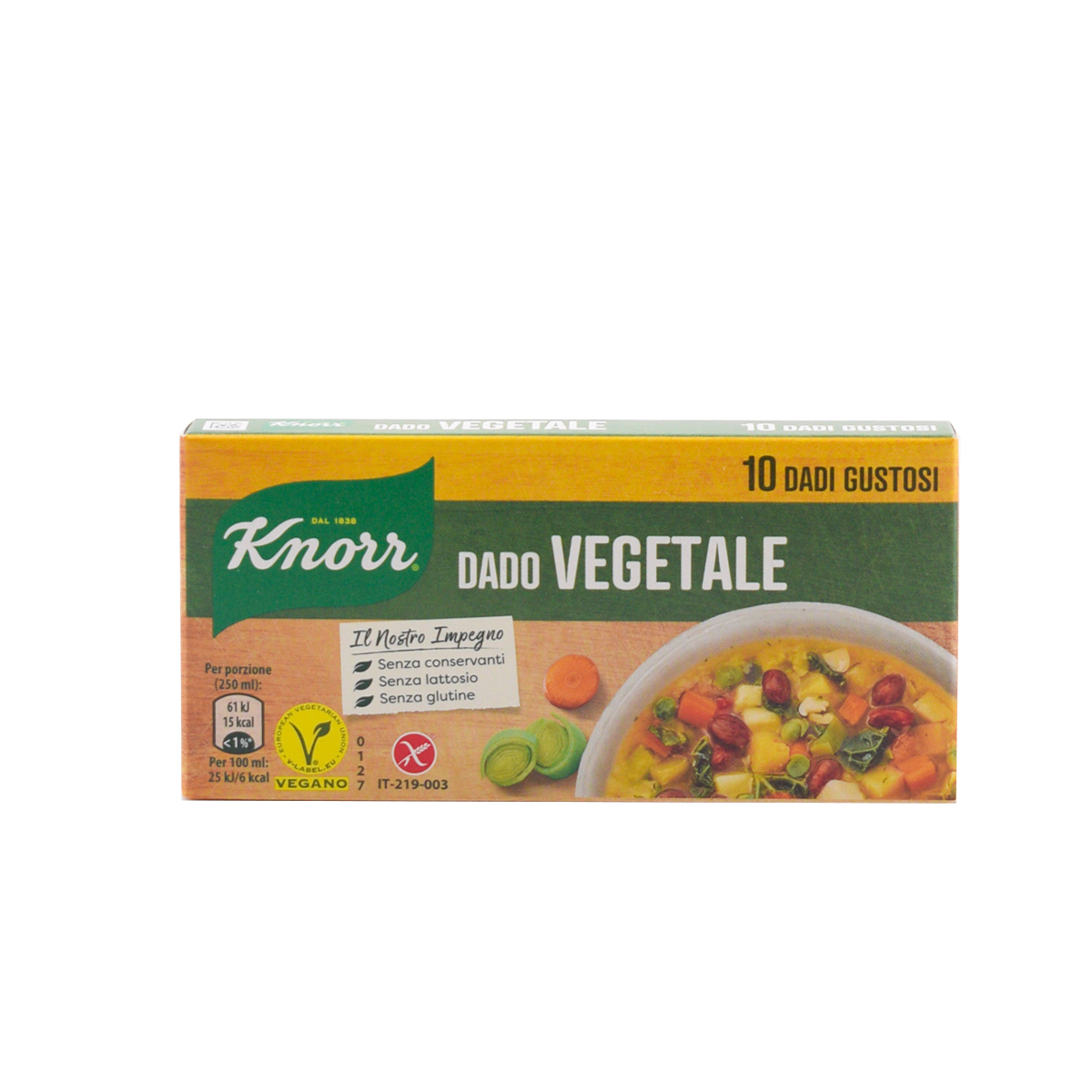 Knorr Dado Vegetale 10 dadi 100g