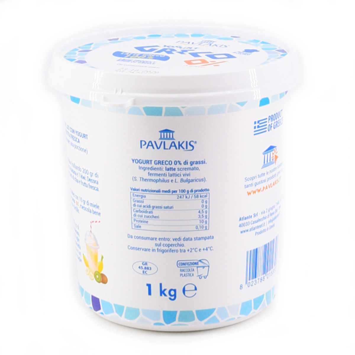 Vendita YOGURT GRECO 0% GRASSI e all'ingrosso. Yogurt & dessert