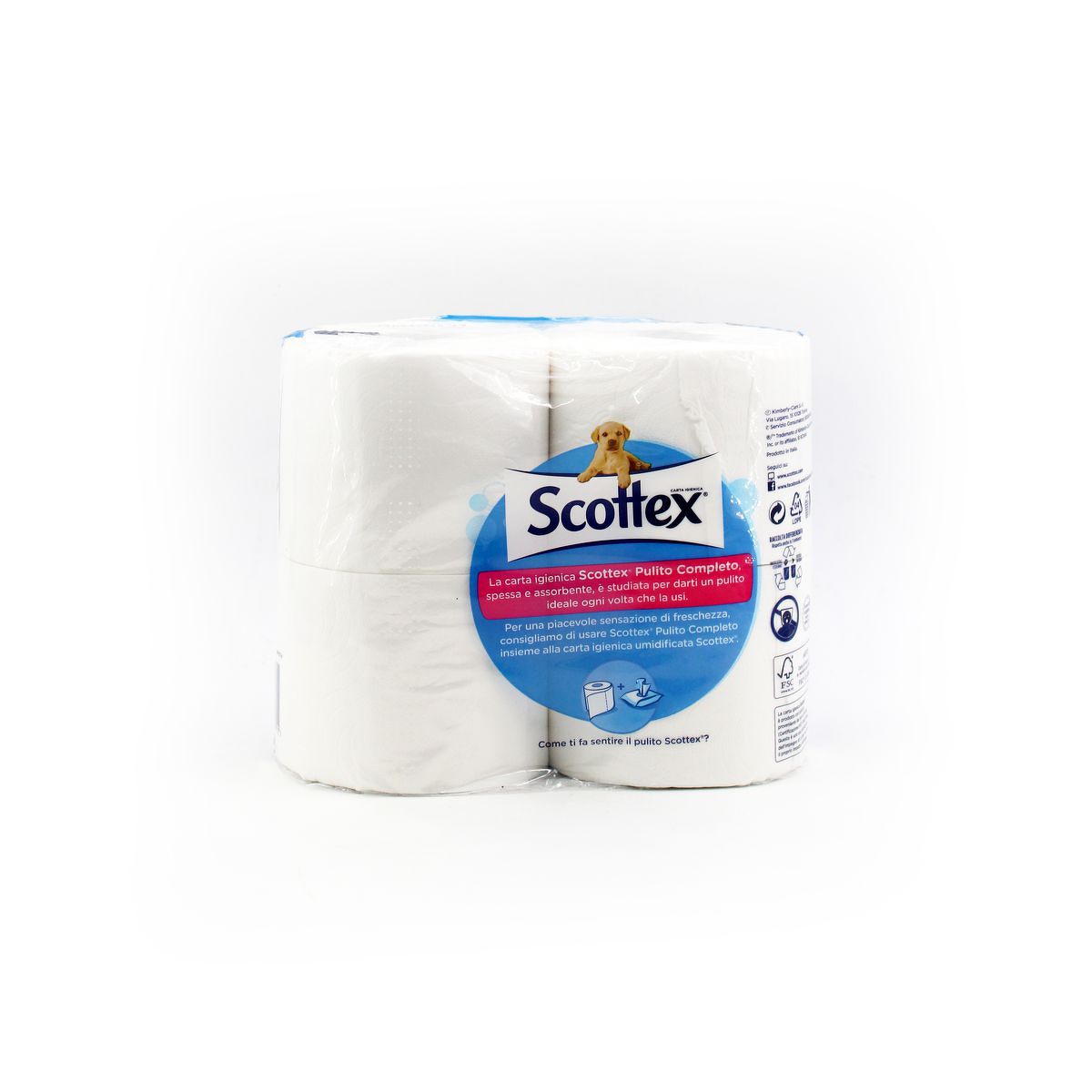 Scottex Pulito Completo Carta Igienica Maxi Rotoli 4 Rotoli Paladini Otello Supermercati