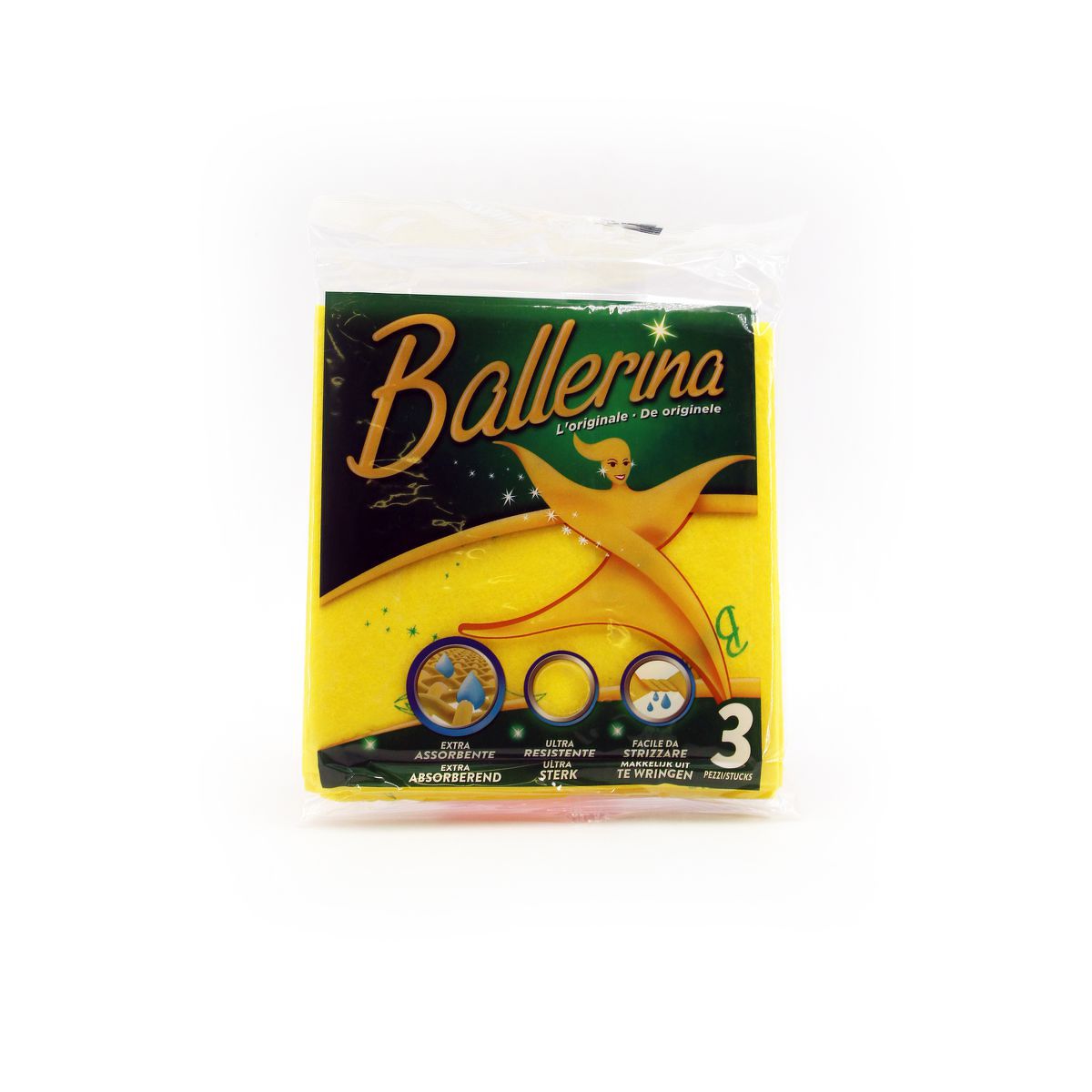 Cofan Rotolo di panno extra assorbente | Bobina pretagliata con 20 pezzi | Dimensioni: 40 x 40 cm | Articoli per la pulizia