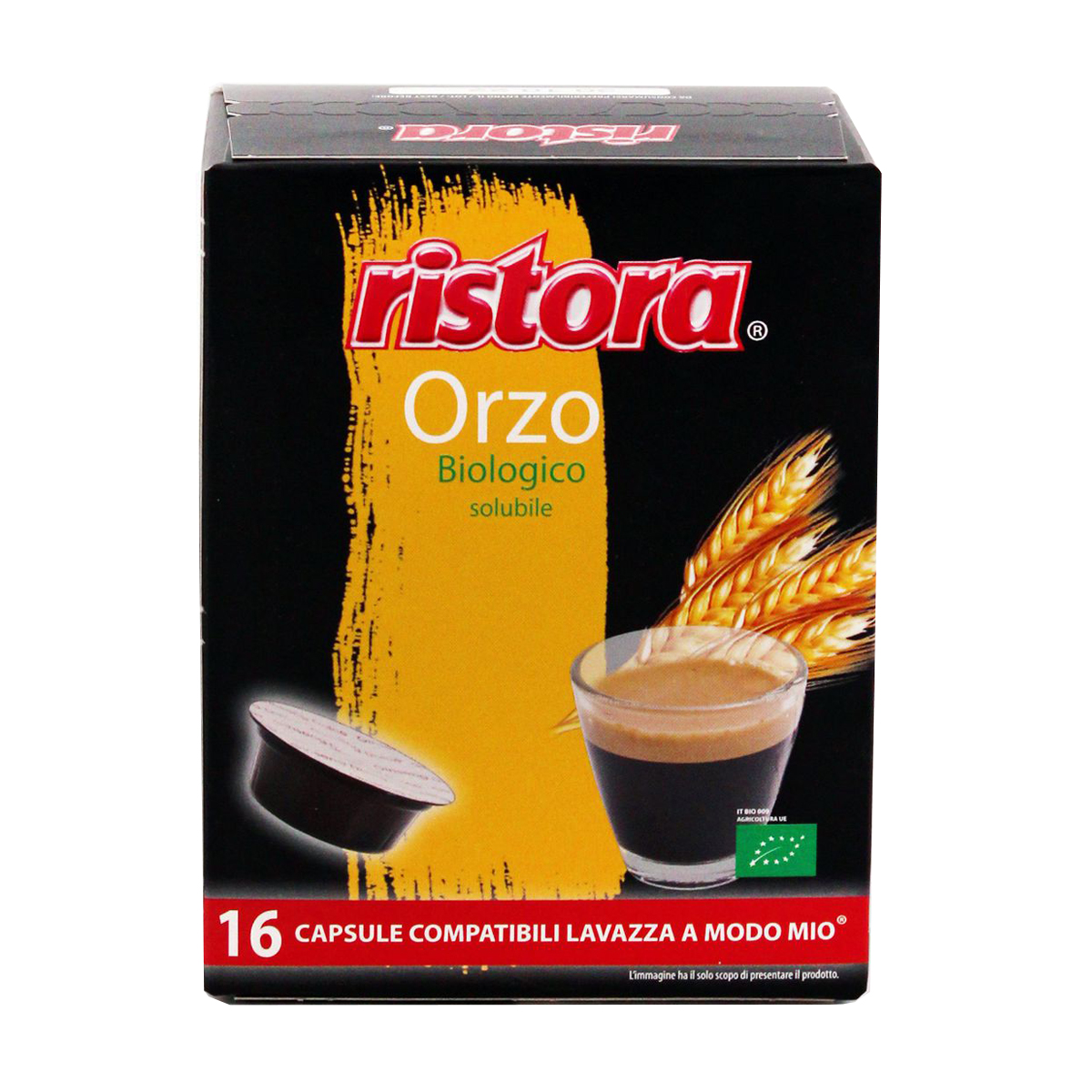 Ristora Orzo Italiano, 16 Capsule 40g Compatibile Lavazza a Modo