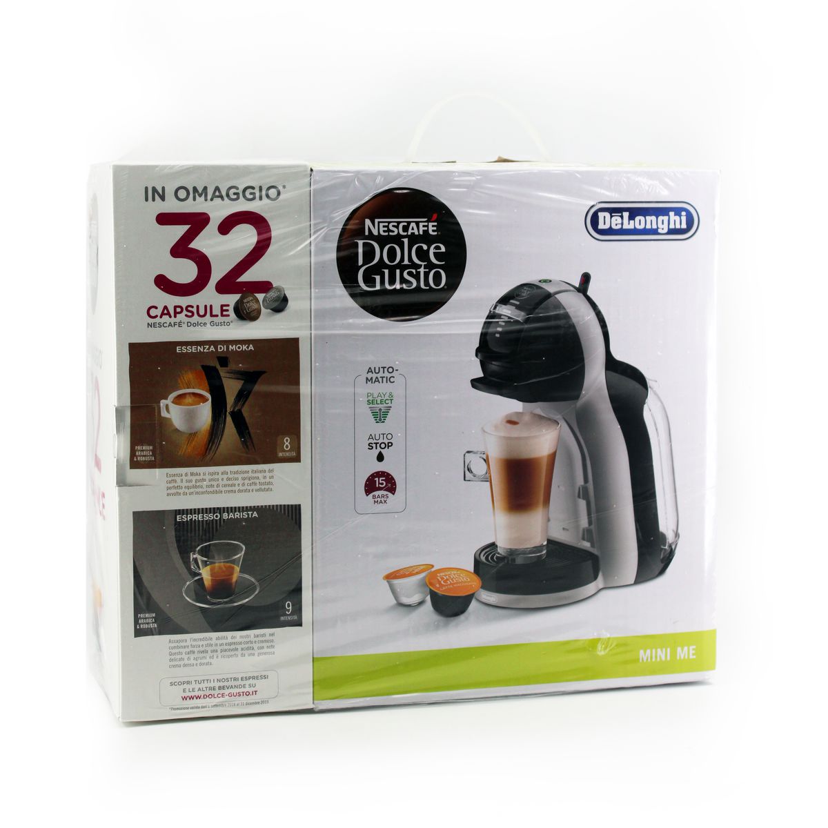 Nescafè Dolce Gusto Macchina da Caffè DeLonghi (32 capsule in omaggio) 1  pezzo