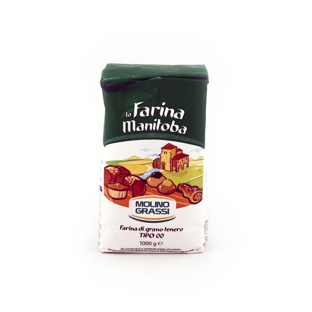 Farina 00 Manitoba (1/5 kg) - Molino Grassi