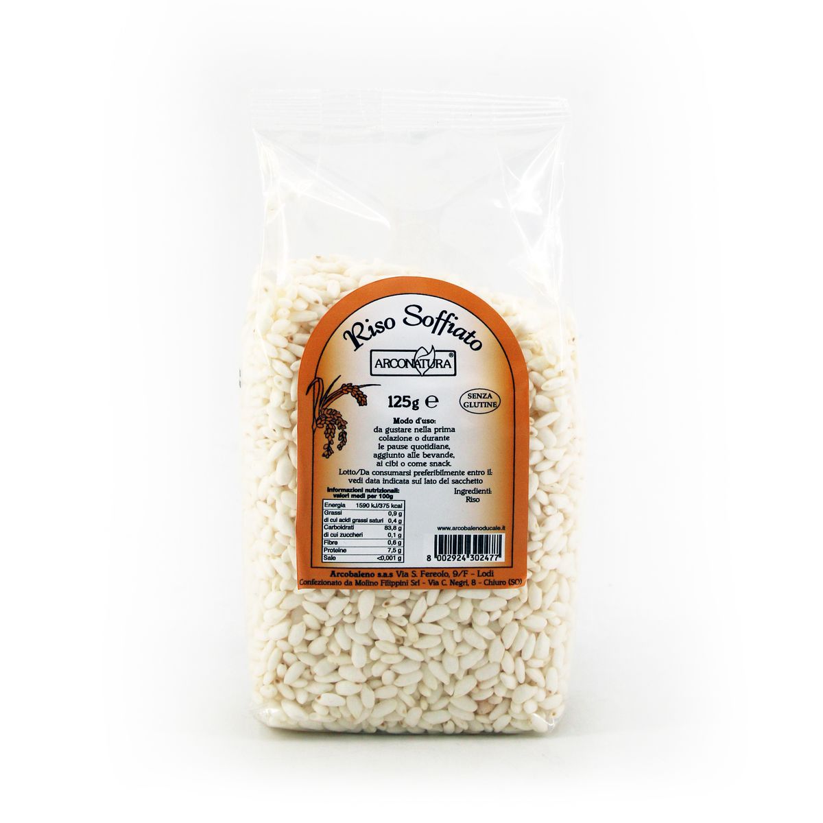 Arconatura Riso Soffiato 125g | Paladini Otello Supermercati