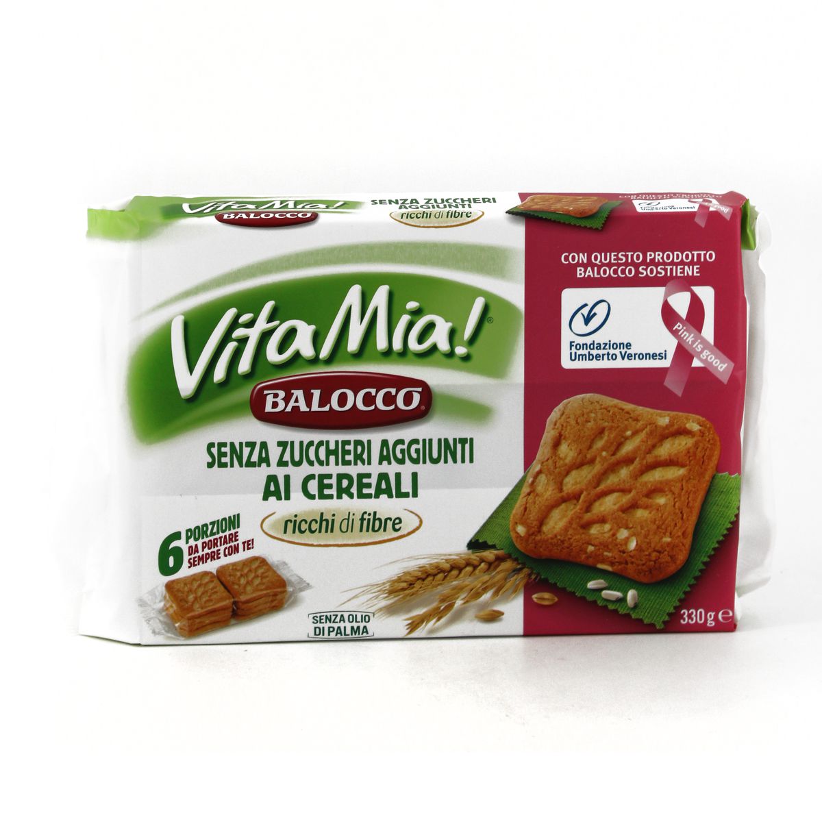 Balocco Vita Mia! Biscotti ai Cereali senza Zuccheri Aggiunti 6 porzioni