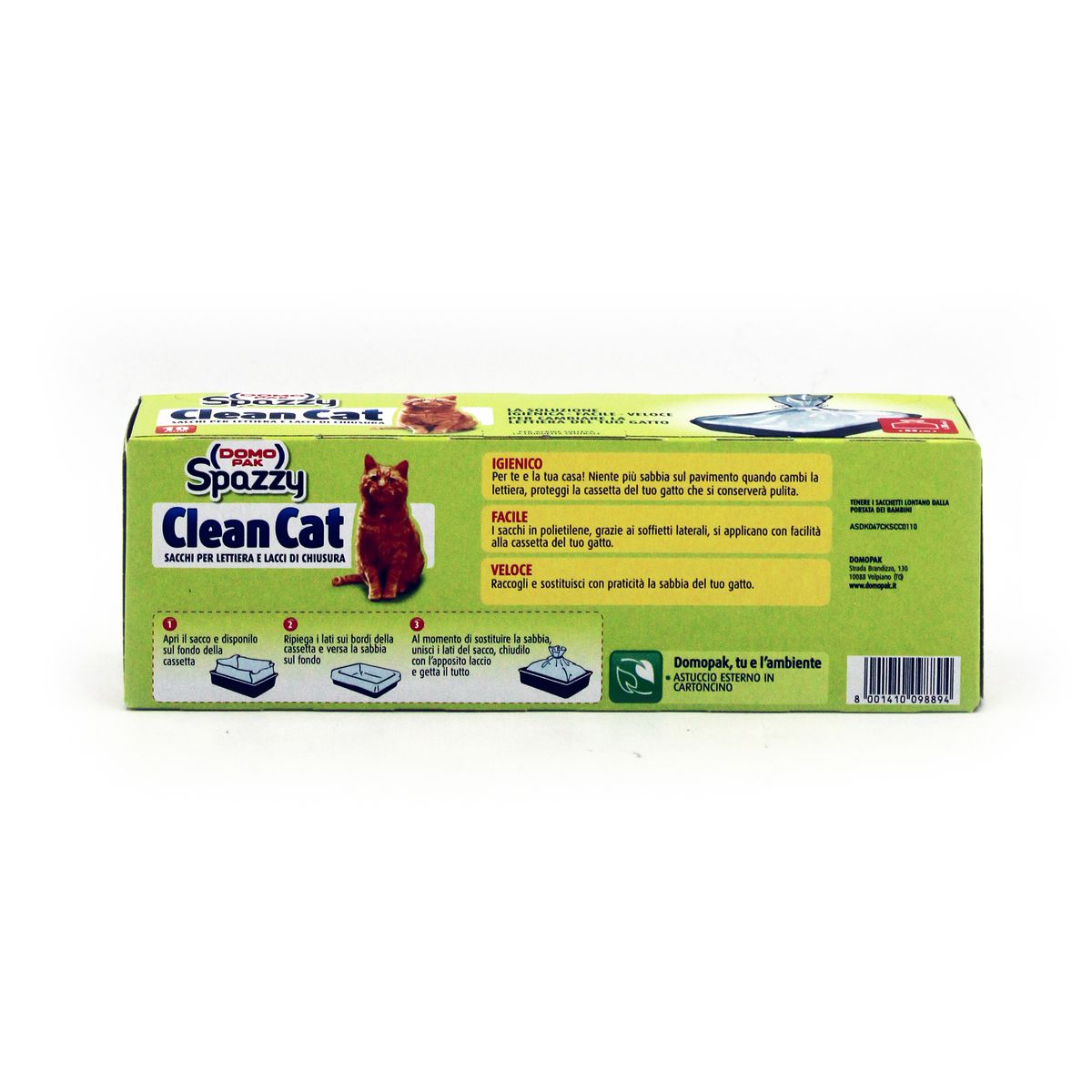 Sacchetti Per Lettiera Clean Cat X 10 