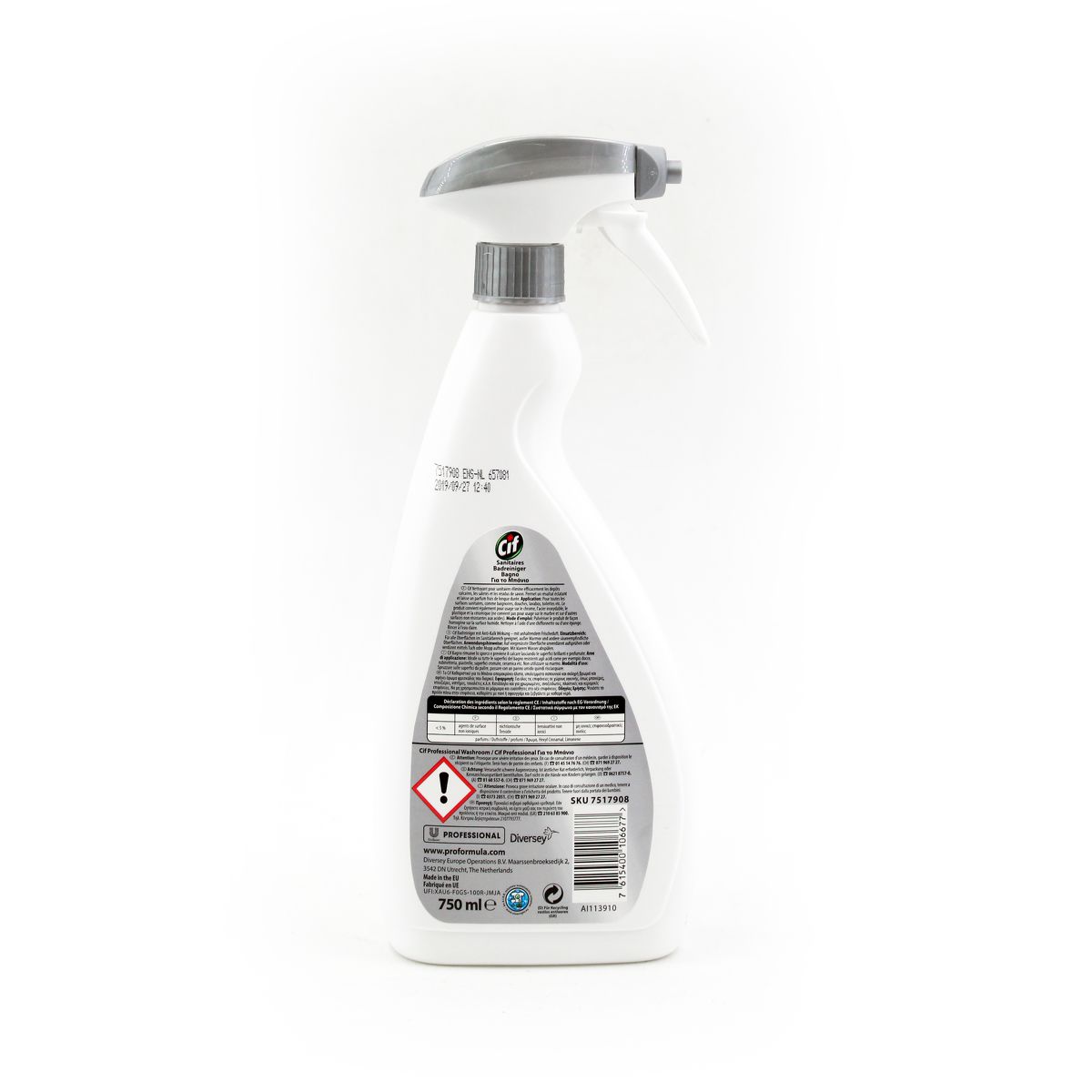 Cif Professional, Anticalcare Bagno, Spray 750ml