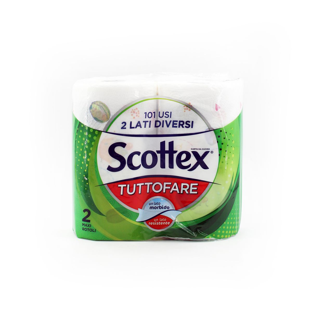 Scottex Carta da Cucina, Tuttofare, 101 Usi, 2 Lati Diversi 2 maxi rotoli